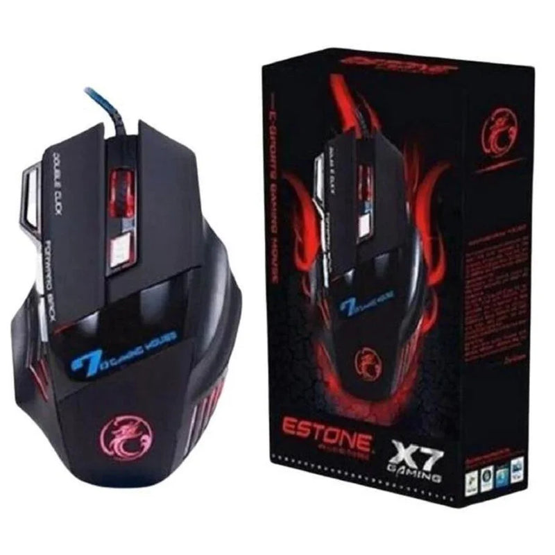 Mouse gamer X7  Botões Profissionais 3200dpi