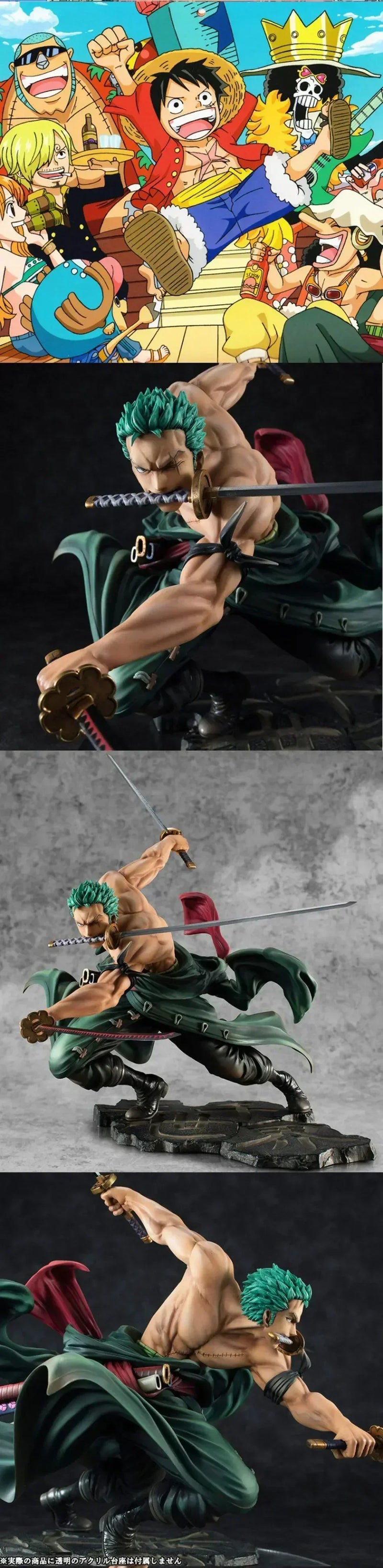 Boneco One Piece - Roronoa Zoro Action Figure 10cm