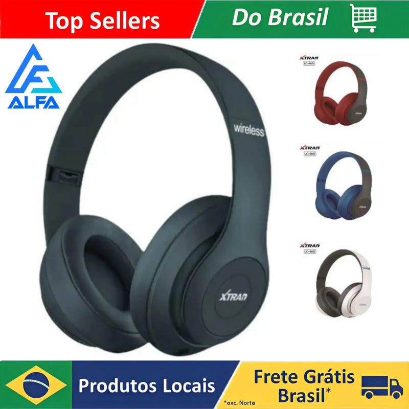 Headphone Sem Fio P47  Redução de Ruídos