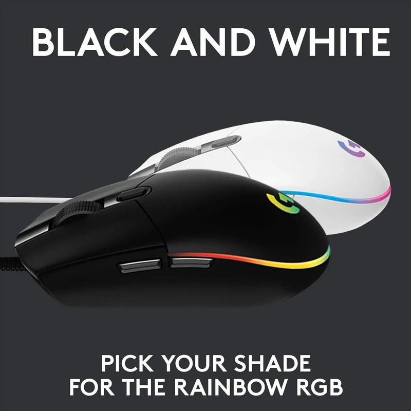 Mouse Gamer Logitech G102 (até 8.000 DPI)