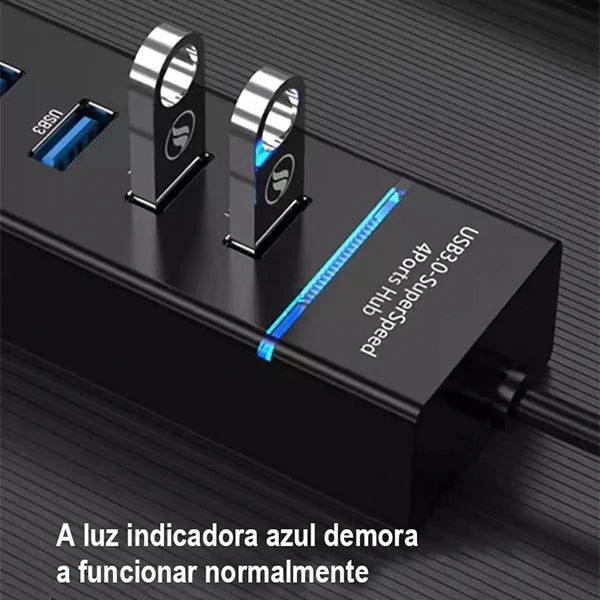 Extensor USB Pratico 4 Portas