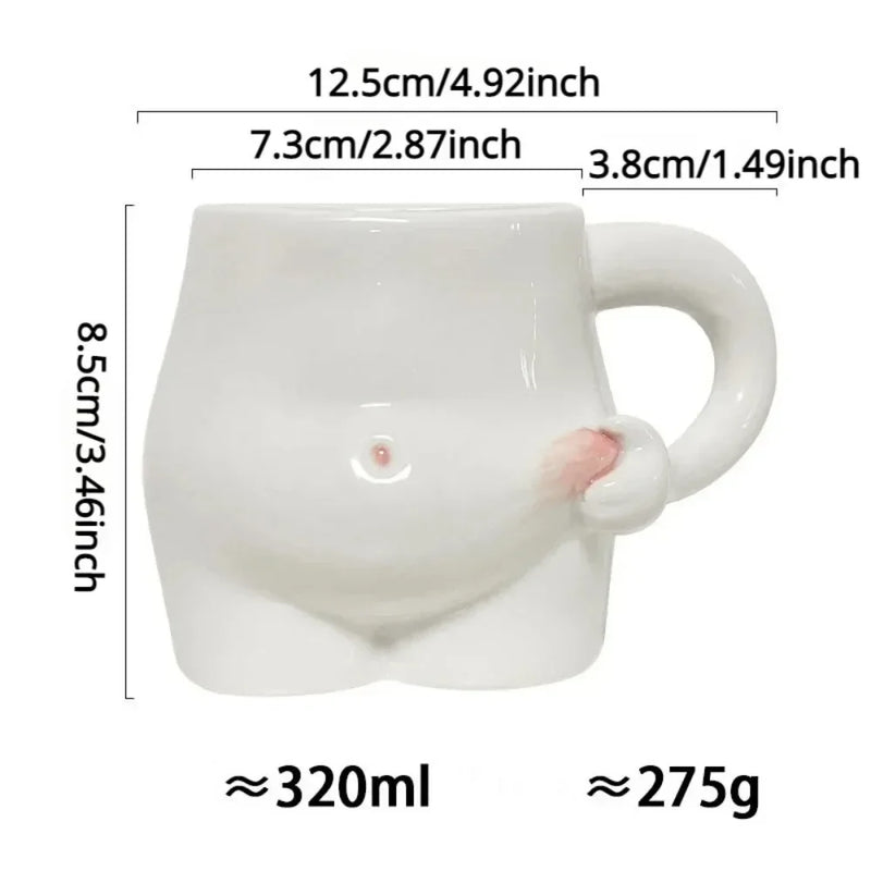 Caneca Engraçada Estilo Barriguinha 320ml