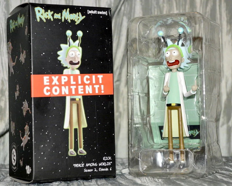 Boneco Rick and Mordy - "Paz Entre os Mundos" Action Figure 16cm